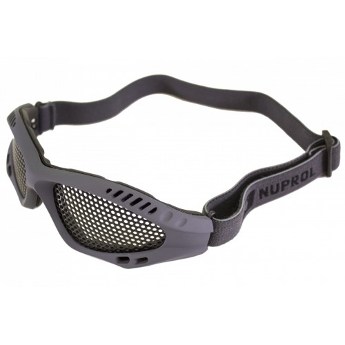 Nuprol Mesh Goggles (Slim) (Grey), Experience top-tier eye protection with the Nuprol Mesh Eye Protection (Small) in Grey, designed specifically for airsoft enthusiasts who demand safety, comfort, and durability
